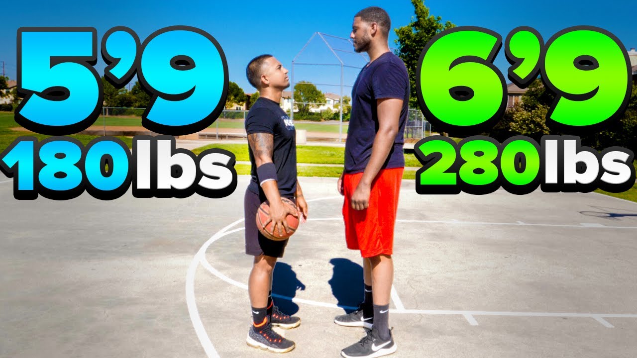 SnewJ vs 6'9 Overseas Pro 1v1 Basketball! (Heated Game)