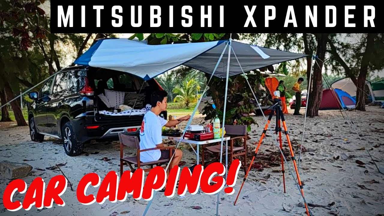 Car Camping With The Mitsubishi Xpander by The Beach [ASMR snippets]
