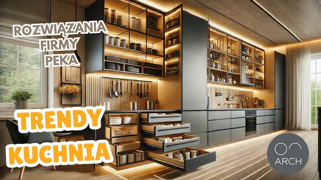 Trendy wnętrzarskie - KUCHNIA - Sprytne rozwiązania do Kuchni od firmy PEKA - Nowości we wnętrzach