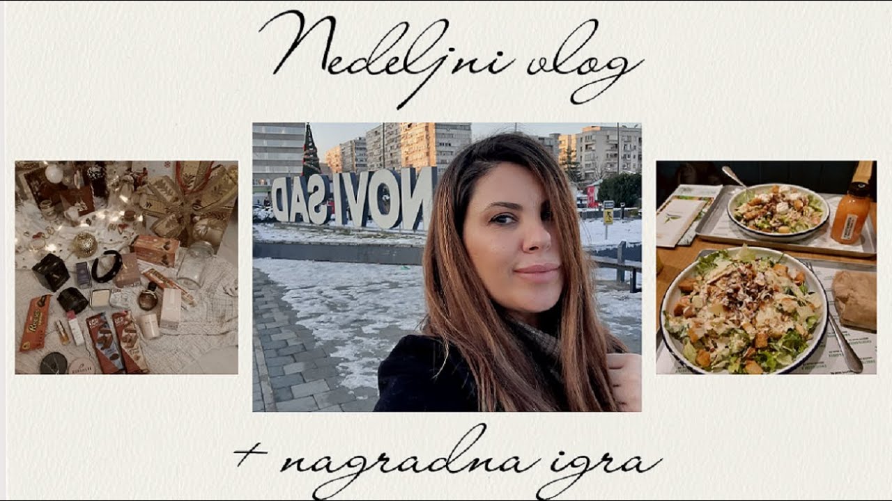 NEDELJNI VLOG - PRIPREMA BADNJE VEČERI / GOST IZNENAĐENJA / JEDNO DOBRO DELO / NAGRADNA IGRA 🥰