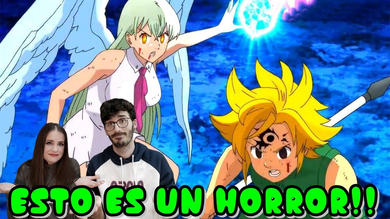 ESPAÑOLES REACCIONAN A DOBLAJE LATINO VS ESPAÑOL DE LA MALDICION DE MELIODAS Y ELIZABETH