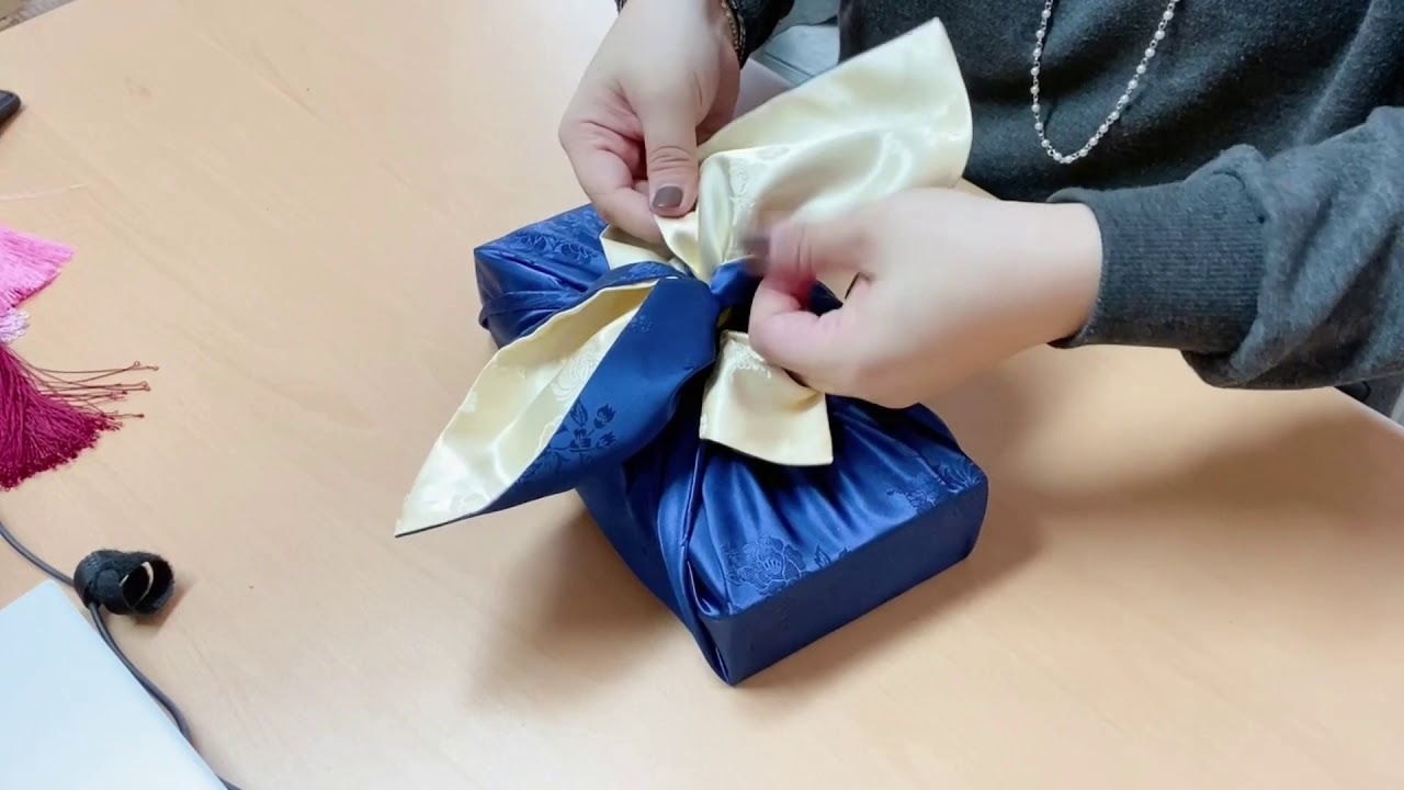 현금예단함 포장법or보자기가작았을때포장법