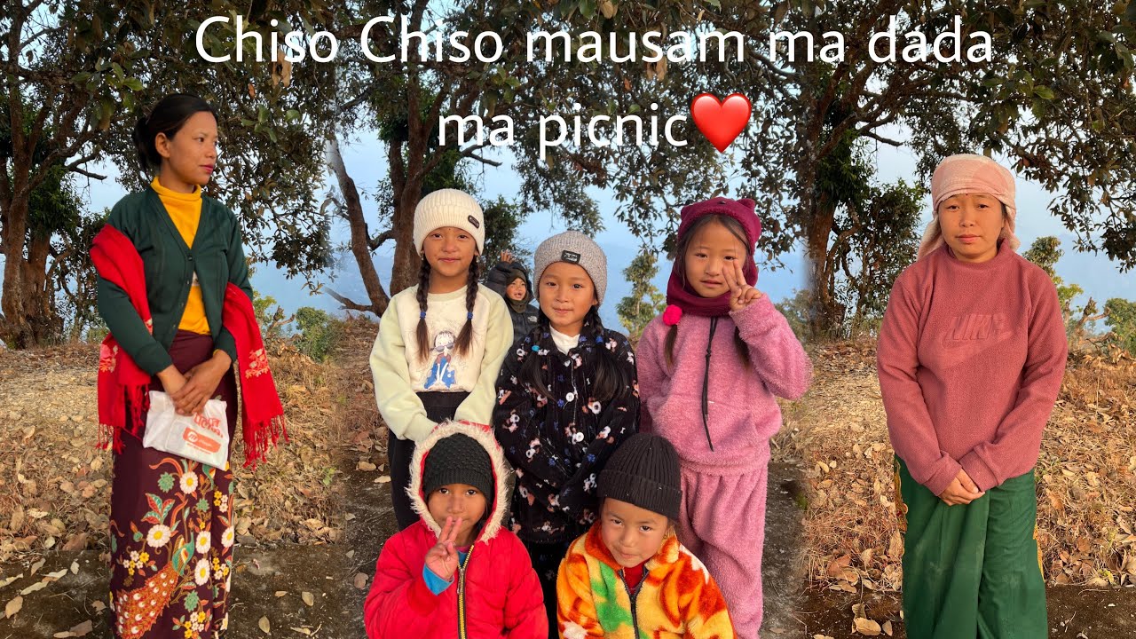 Hami jhyaure nacheko paisa le hamro gaumai picnic khadai dada ma❤️❤️#subscribe #villagelife #love 