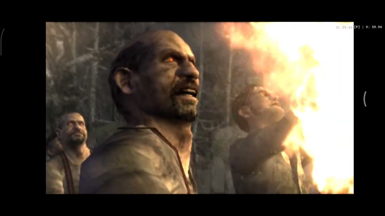 Jogando resident evil 4 no celular Android
