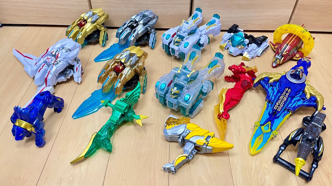 【PowerRangers Gozyuger All Megazord】スペシャルクリアVer⁉︎ ナンバーワン戦隊ゴジュウジャーの全DXロボで遊んでみた