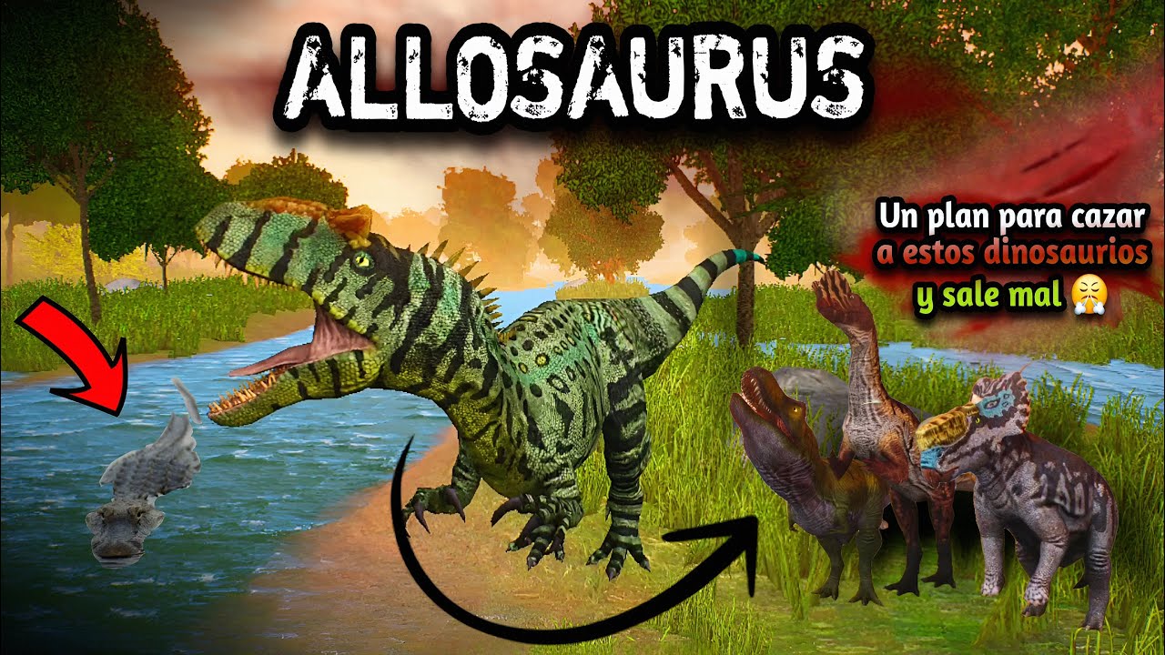 UN PLAN CON EL ALLOSAURUS Y AL FINAL NO SE PUDO HACER 😤 