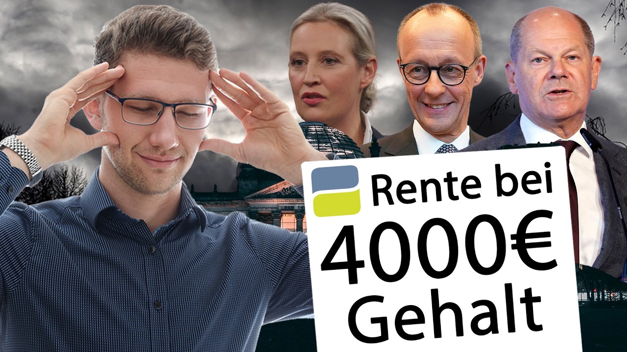 Schockierend: So viel Rente bekommst du bei 4.000€ monatlich!