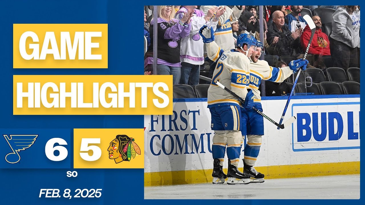 Game Highlights: Blues 6, Blackhawks 5 (SO)