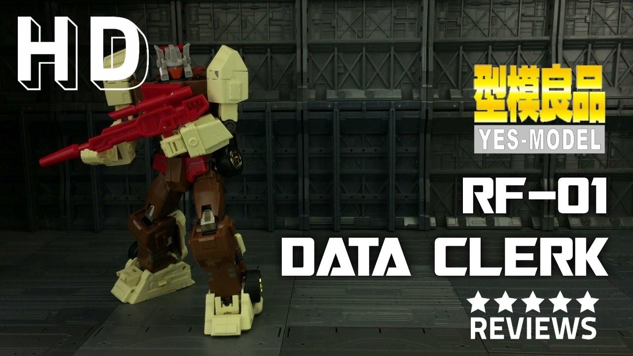 Yes Model RF-01 Data Clerk KO Make Toys RM-01 Cupola