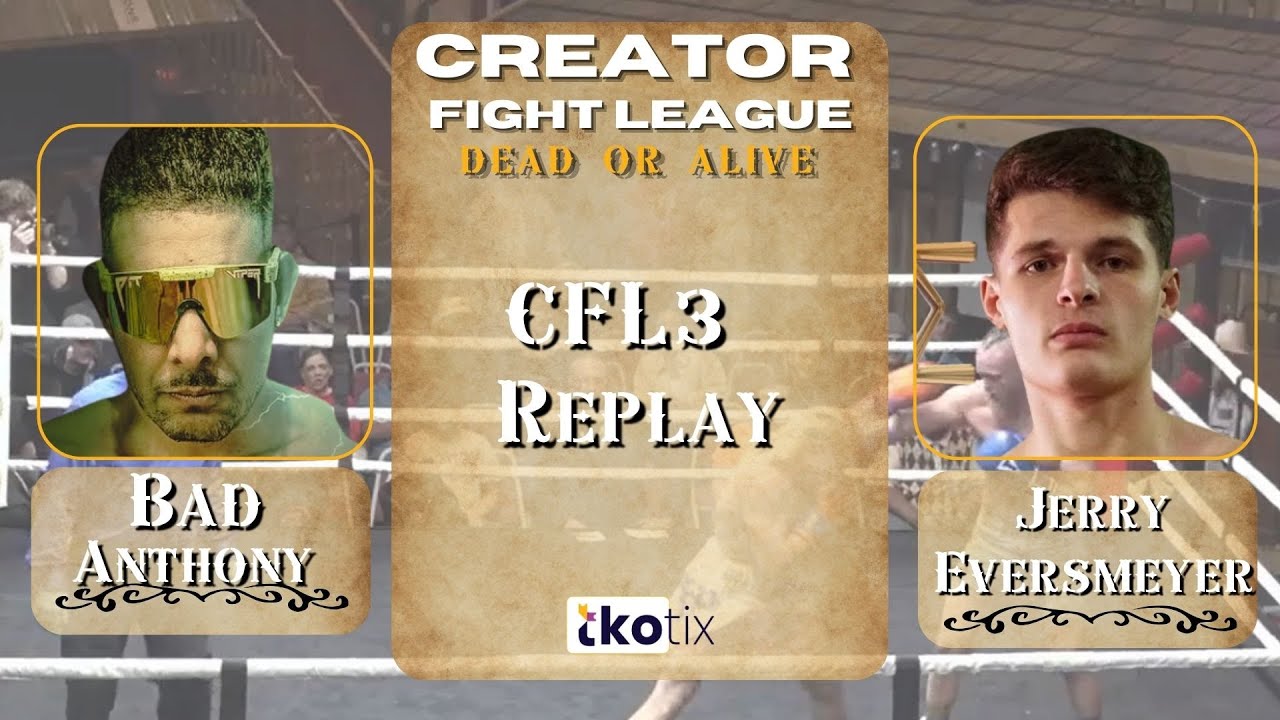 CFL3: Bad Anthony vs. Jerry Eversmeyer