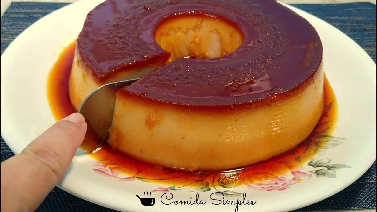 COMO FAZER PUDIM DE P&Atilde;O SIMPLES E DELICIOSO, SEM LEITE CONDENSADO🍮