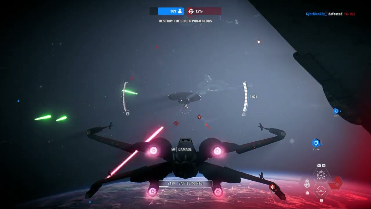 Star Wars Battlefront 2: Starfighter Assault Gameplay (Fondor) #2