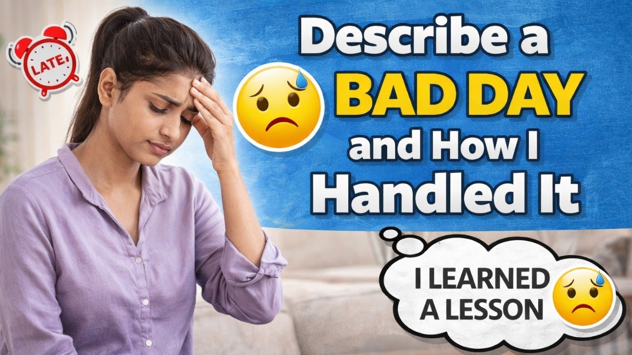 Daily English Listening Practice | Talking About a Bad Day | English listening for Beginners