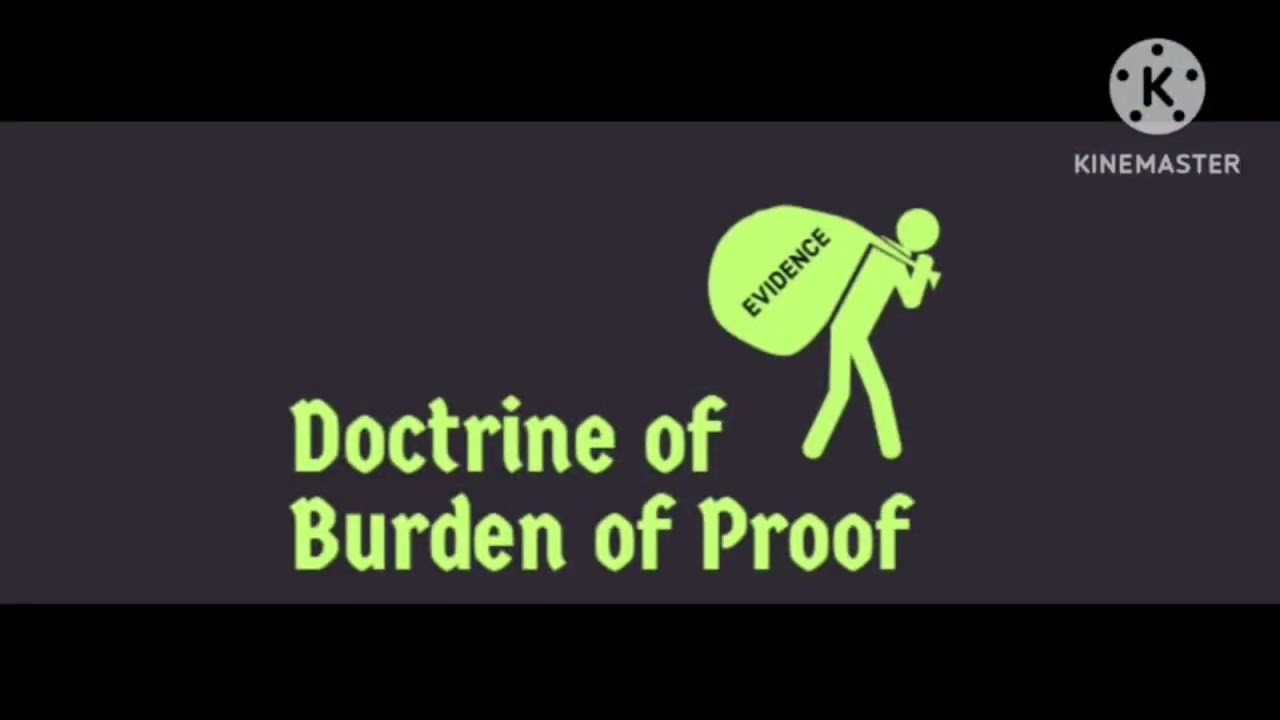 BURDEN OF PROOF-SEC (103) -INDIAN EVIDENCE ACT