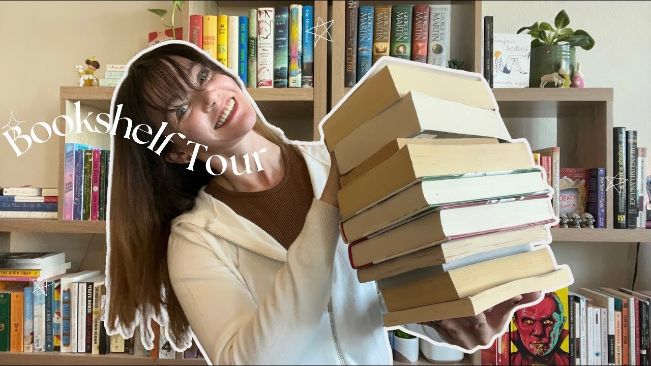 first ever bookshelf tour~book buying rant~counting every book~adding more classics