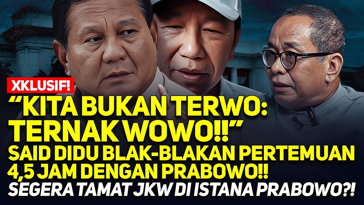 XKLUSIF! BLAK-BLAKAN PERTEMUAN 4,5 JAM DENGAN PRABOWO! SEGERA TAMAT JKW DI ISTANA PRABOWO?!
