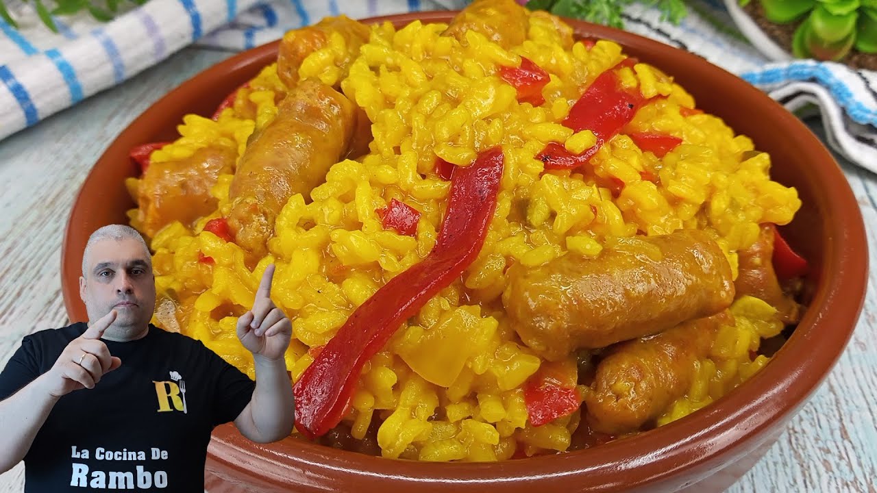 ¡Nunca Probara un Arroz tan sabrosos! Arroz con Salchichas Fresca 🤩RÁPIDO Y FÁCIL!!!!😋