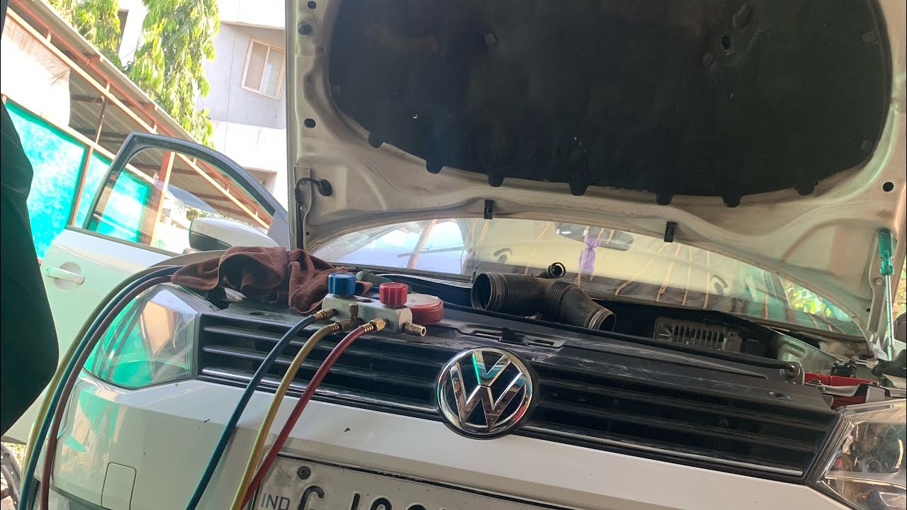 ￼￼ Volkswagen ameo A.C Service dashboard open fitting #volkswagenameo#volkswagen #auto #viral #car ￼