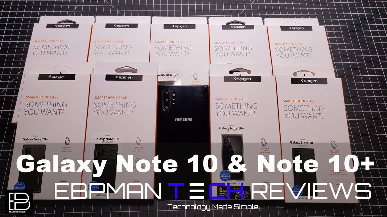 Samsung Galaxy Note 10+ Cases from Spigen | First Look