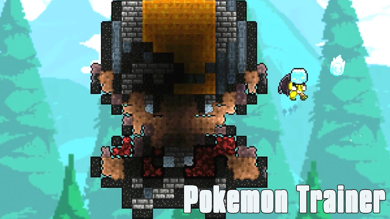 Terraria: Pixel Art Tutorial - Pokemon Trainer | Luke Games