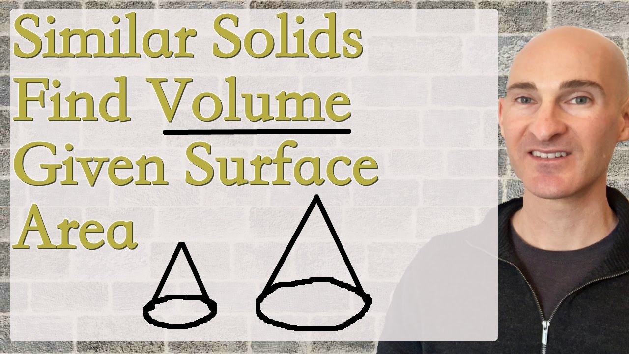 Similar Solids Find Volume Given Surface Area