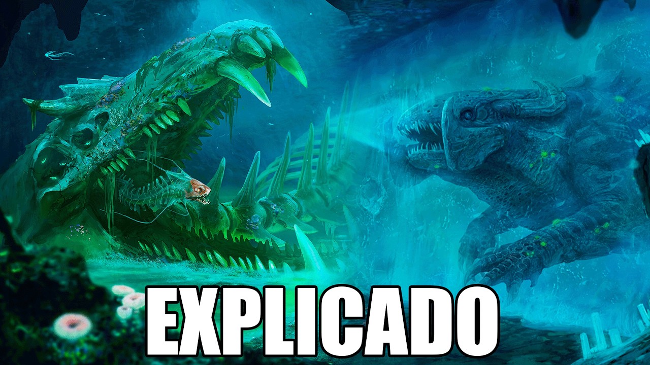 SUBNAUTICA TODOS los FÓSILES EXPLICADOS (GARGANTUAN y FROZEN LEVIATHAN) Parte 3