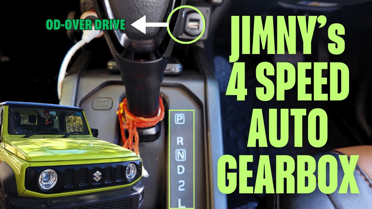 Understanding Suzuki Jimny's 4 Speed Automatic Gearbox | Using OD - Overdrive manual mode | Vlog 36