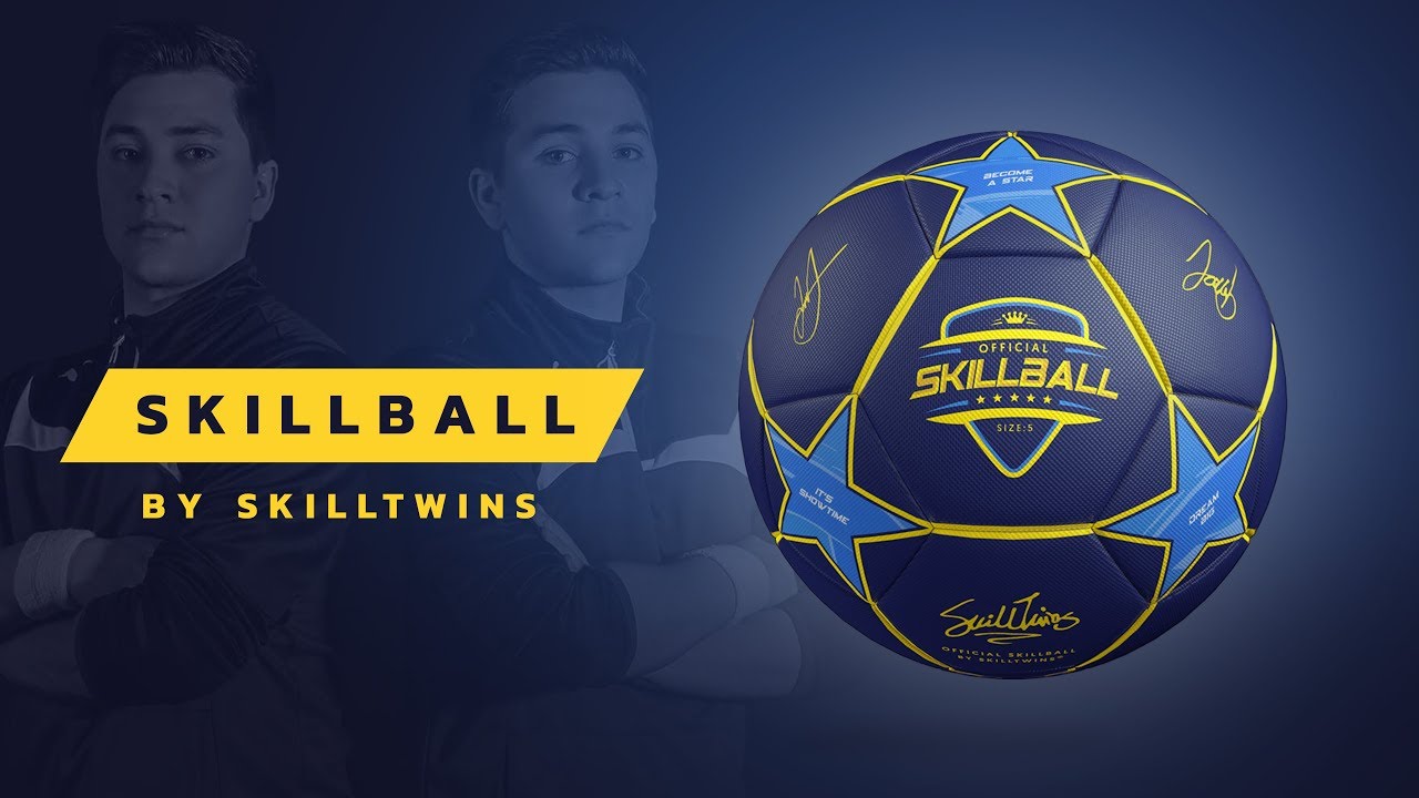 SkillTwins Introducing: The SkillBall - Ultimate Ball for Football, Freestyle & Street