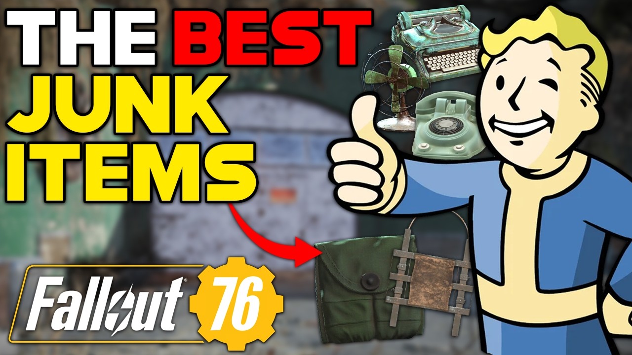 BEST JUNK ITEMS That You NEED To PICK UP In Fallout 76