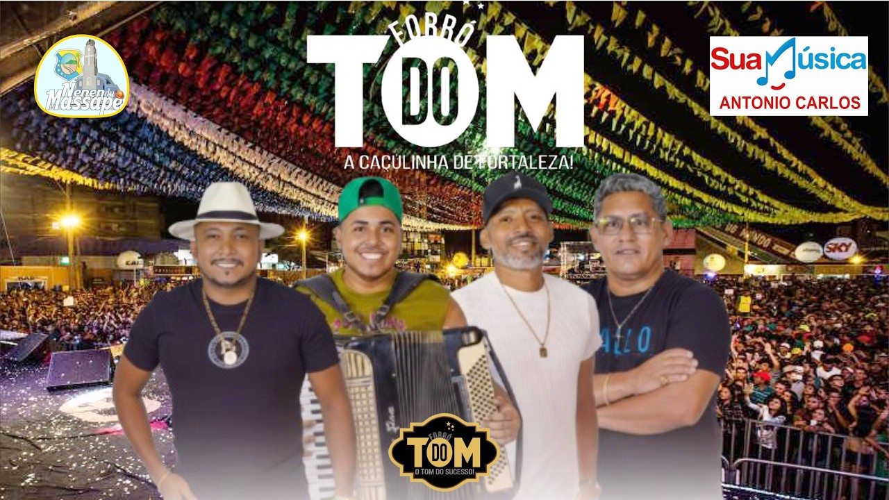 FORRÓ DO TOM AO VIVO | O MELHOR DO FORROZÃO PRA PAREDÃO | XOTE PÉ DE SERRA, VAQUEJADA E SOFRÊNCIA!