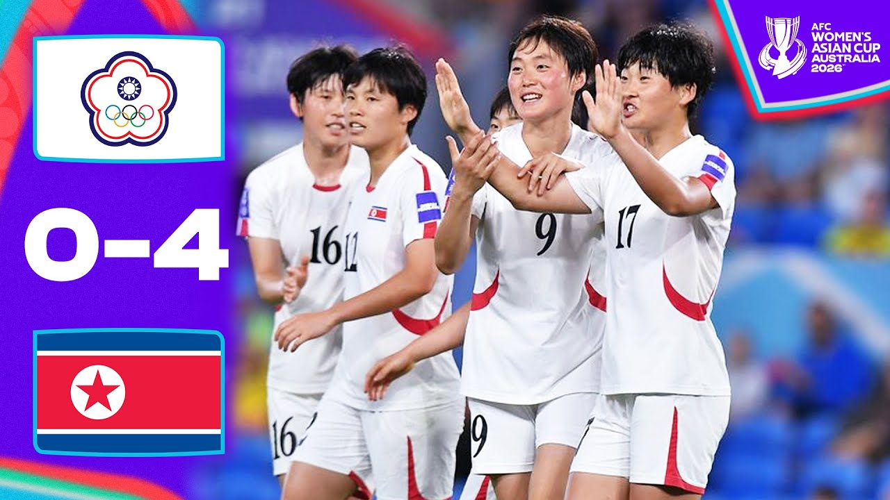 DPR Korea storm to 2027 WORLD CUP! | Chinese Taipei - DPR Korea | Highlights AFC Women's Asian Cup™