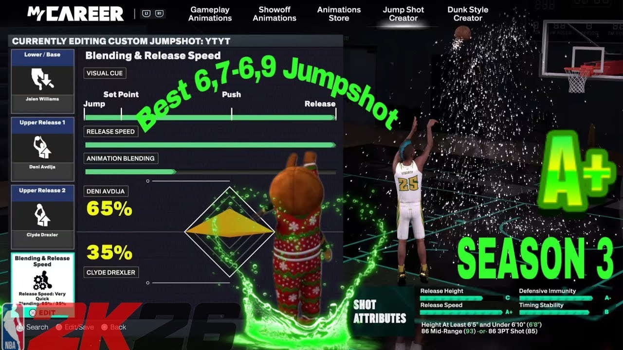 NBA 2K26 LIVE - BEST Rebirth 6,7 DEMIGOD BUILD -BESTJUMPSHOT IN NBA 2K26 HAPPY NEW YEARS