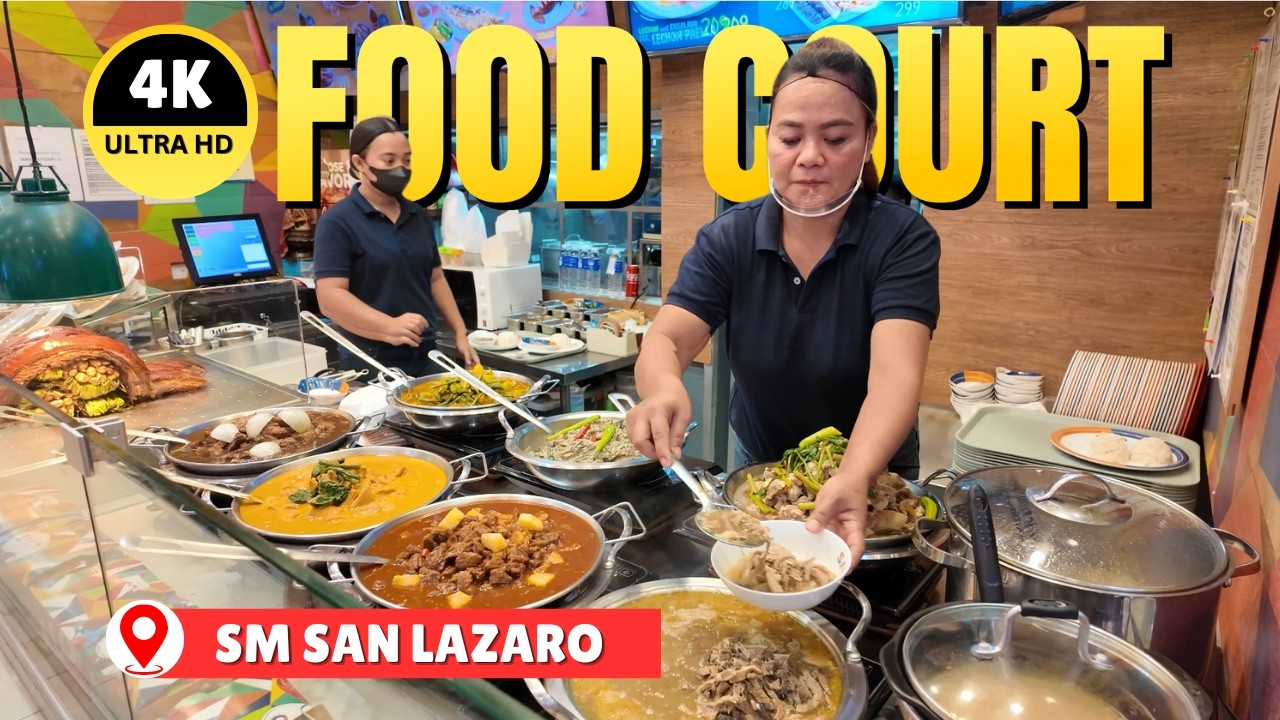 [4K] SM City San Lazaro Food Court Tour 2026! 🍴✨