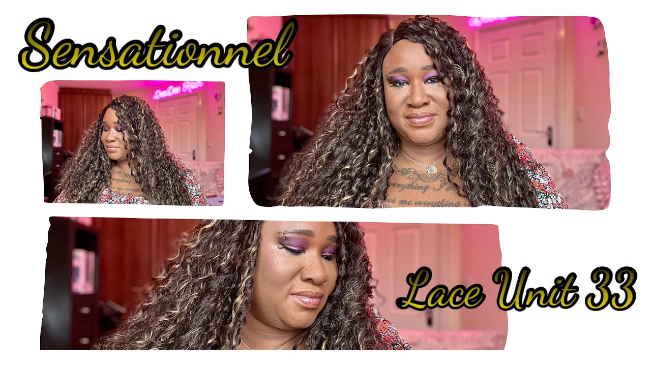 AT FIRST A NO BUT GOT HER TOGETHER 😂 | Sensationnel Lace Unit 33 @SensationnelHair #wigreview