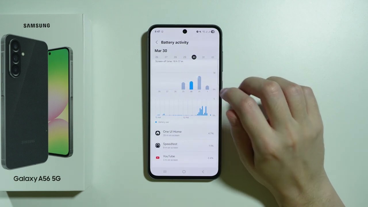Samsung Galaxy A56 5G: How to Check Battery Usage Battery Activity - What Drains My Battery?