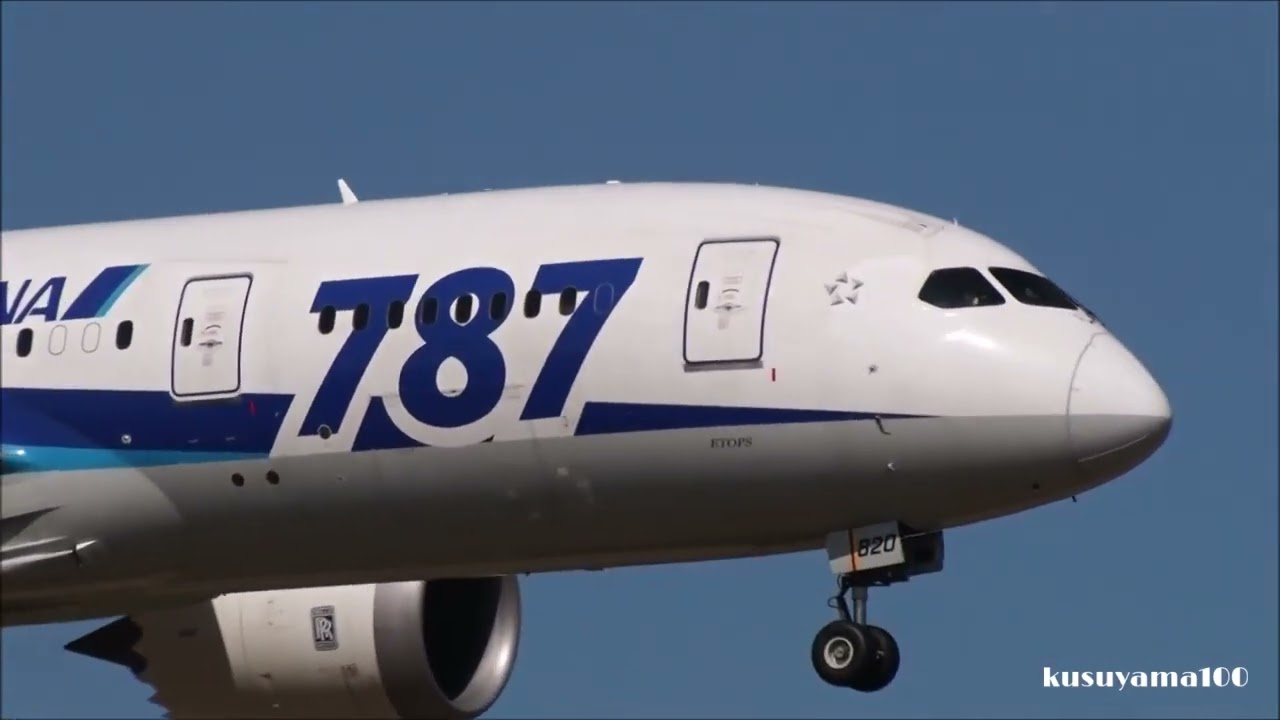 ✈✈成田空港 壮絶強風横風と戦うパイロット”横風着陸５連発 クラブをとって進入 壮絶 強風横風着陸 wind shear Crosswind landing Narita