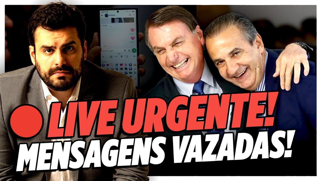 LIVE URGENTE: MENSAGENS DO CELULAR DE BOLSONARO E MALAFAIA!