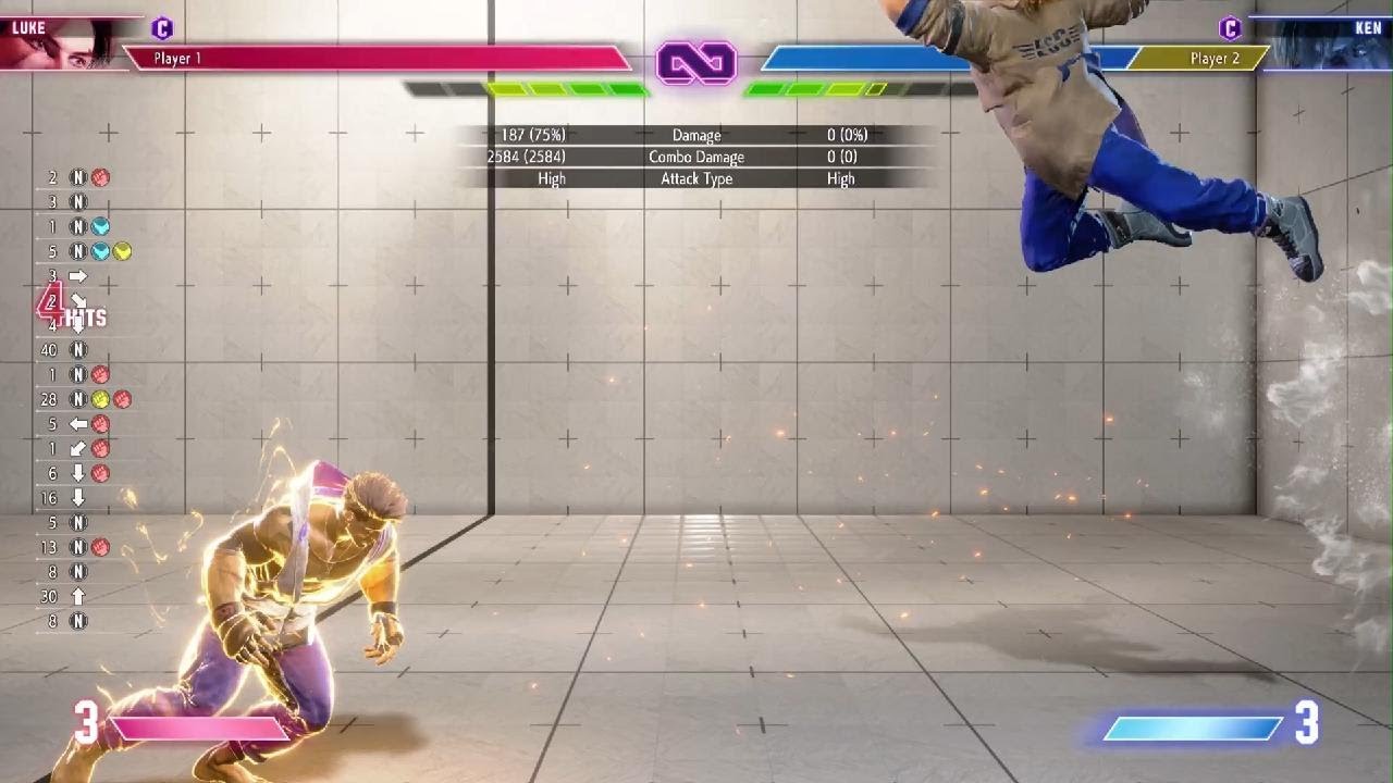 STREET FIGHTER 6 LUKE EASY LV2 5K DAMAGE COMBOS