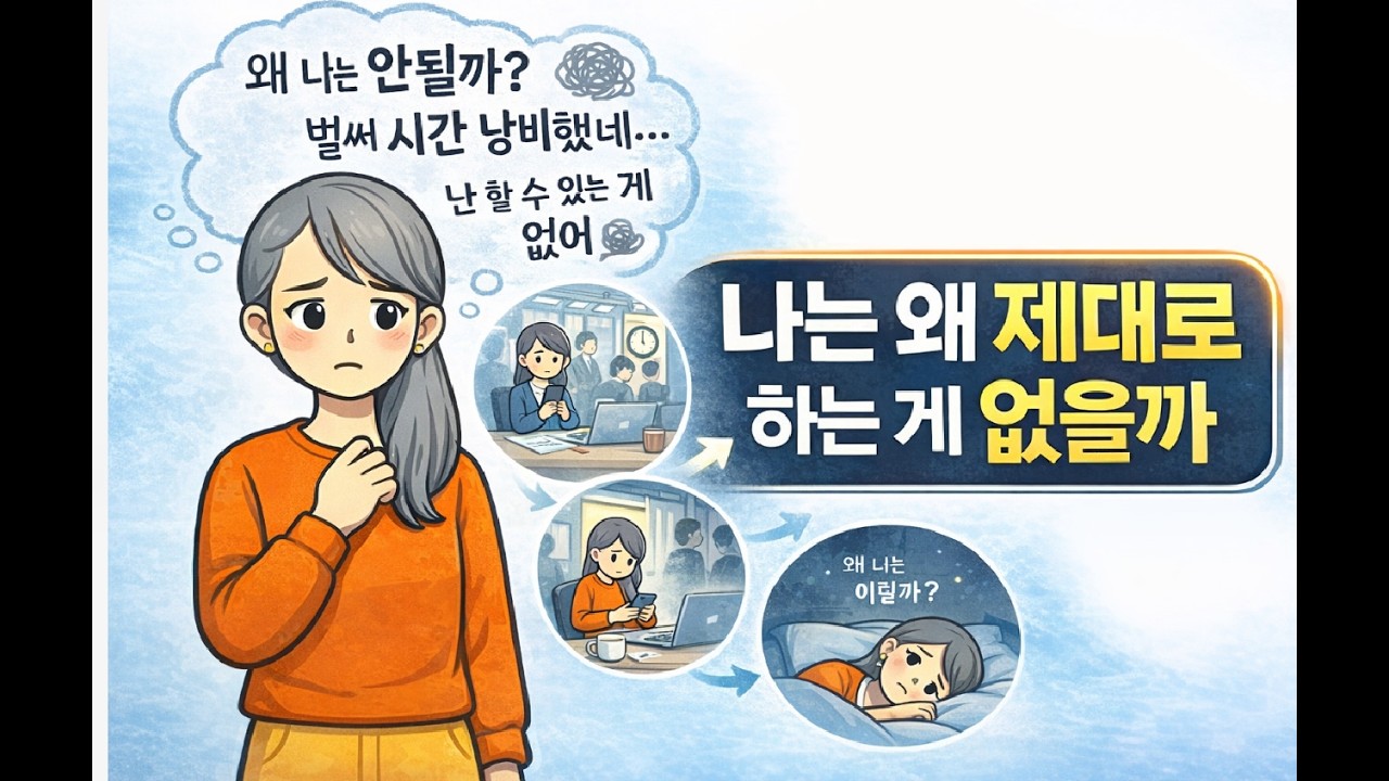 나는 왜 항상 나만 뒤처진 느낌일까, 의지가 약한 게 아니라 뇌가 지친 겁니다, 왜 뭘 해도 제대로 안 되는 기분이 들까, 자꾸 나 자신이 부족하게 느껴지는 이유