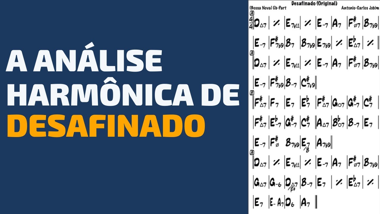 Analisando a Harmonia de “DESAFINADO” | Elias Coutinho
