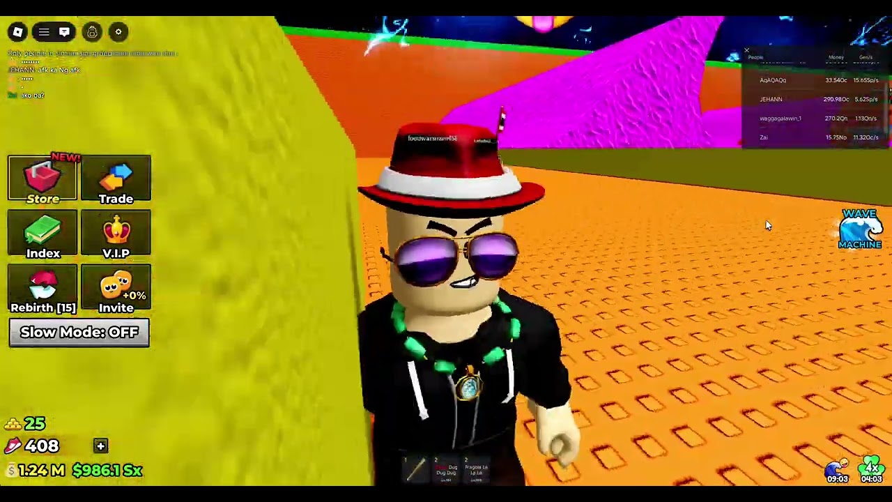 playing escape tsunami for brainrot part 1