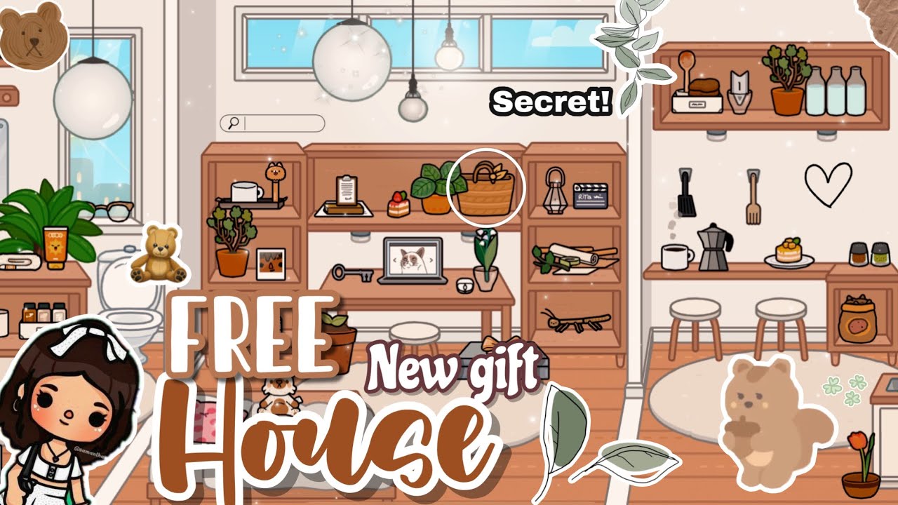 🧸New Free Gifts🧺 Free House🌱Toca Boca Ideas Aesthetic [House Design] Tocalifeworld | Makeover✨