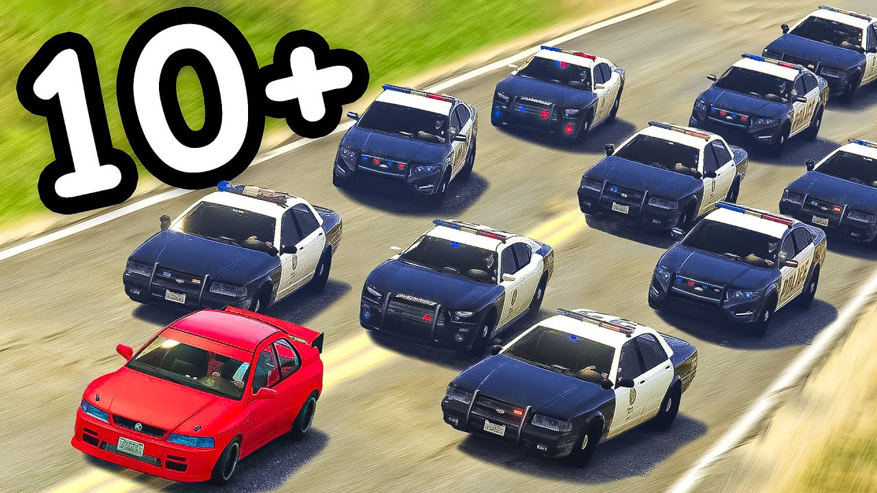UM PILOTO PROFISSIONAL VS 10 POLICIAIS