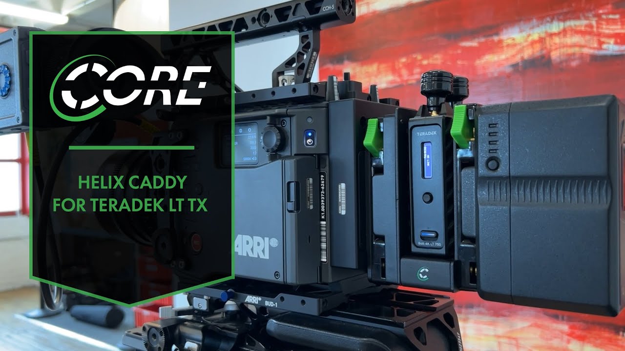 Core's Helix Caddy for Teradek LT Transmitters