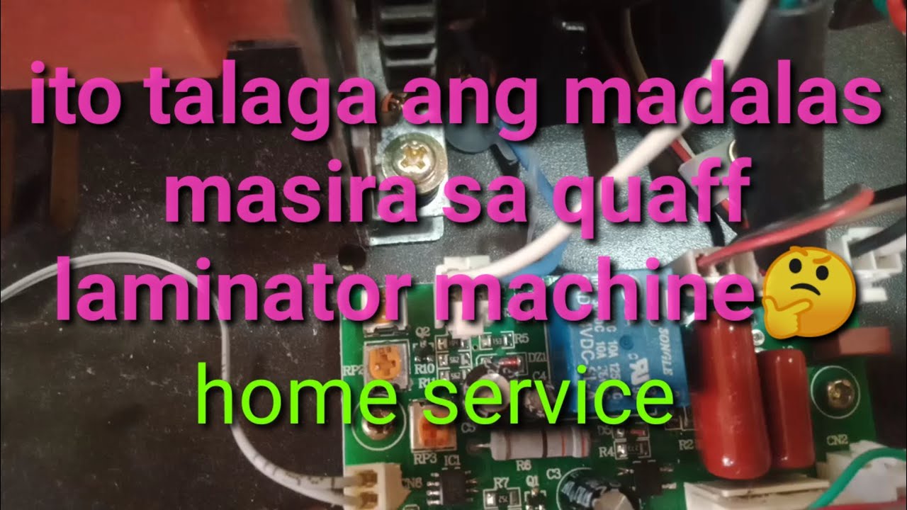 paano ayusin ang quaff laminator na hindi umiinit