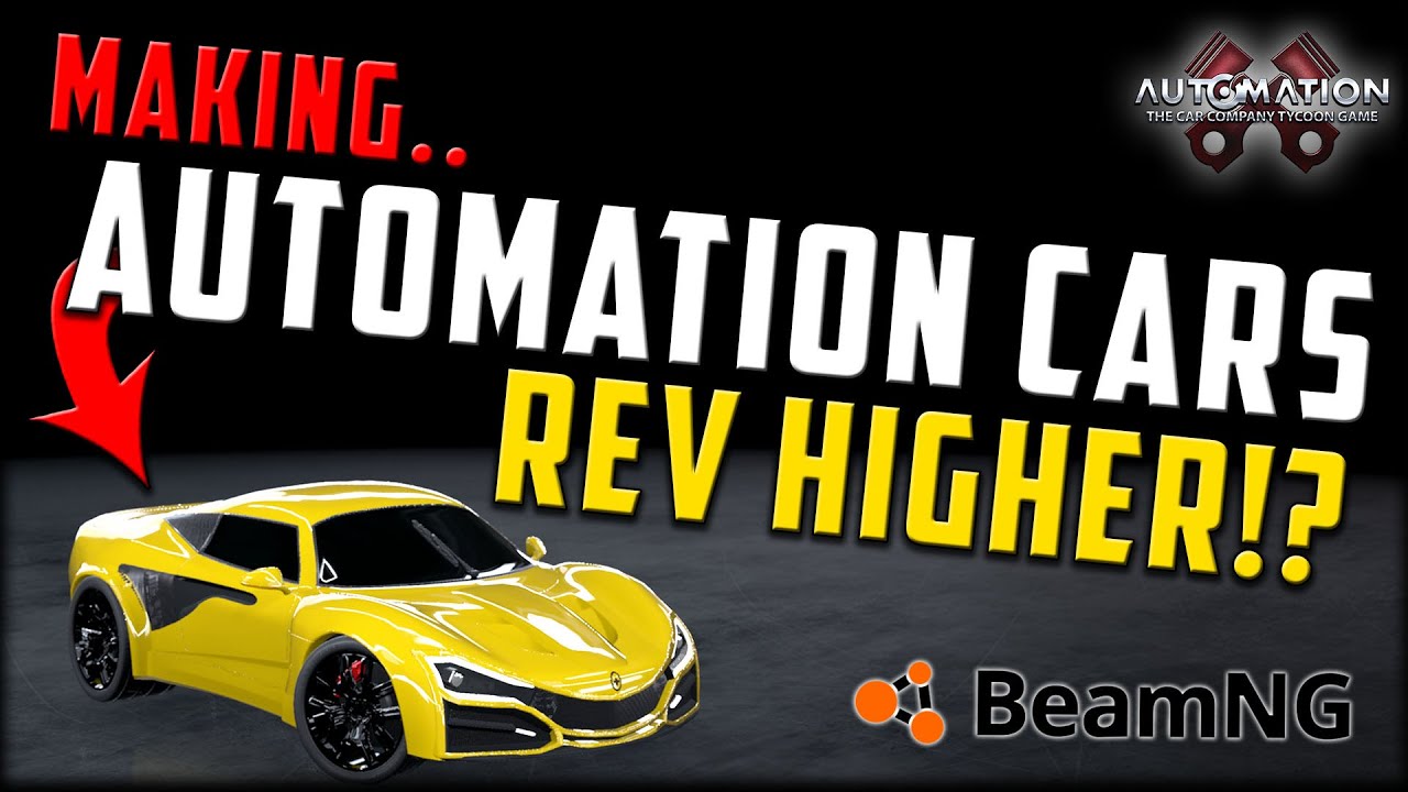 Как повысить обороты автомобилей BeamNG с помощью автоматизации!?