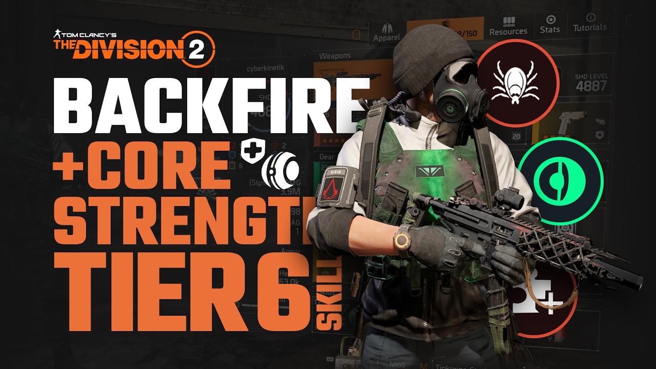TIER 6 Skill HEALER DPS Core Strength w/ BACKFIRE!