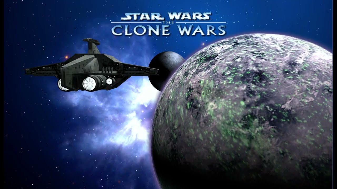 Cool Main Menu Detail in Star Wars: The Clone Wars 2002 (GameCube, PlayStation 2, Xbox)