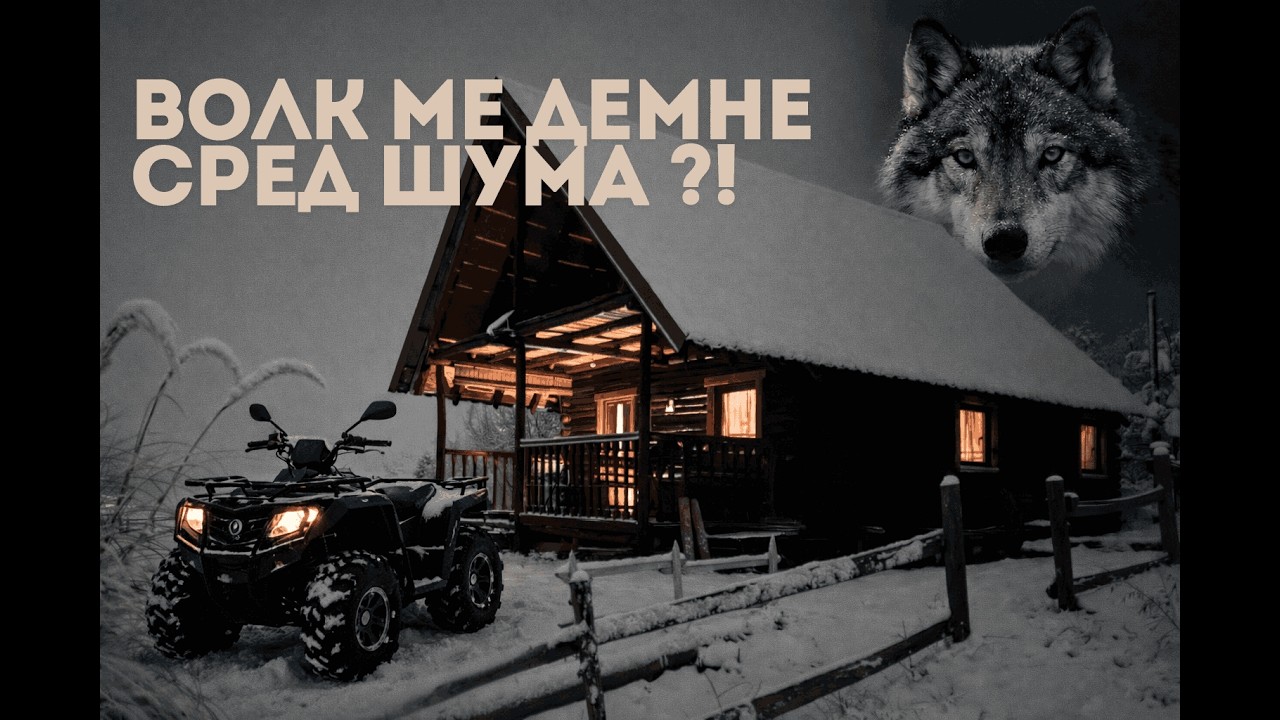 АТВ снежна  авантура | ВОЛК МЕ ДЕМНЕ СРЕД ШУМА! - ATV Snow Adventure | WOLF IS LOST