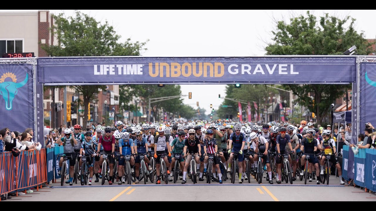 Finish Line Camera 2025 Life Time UNBOUND Gravel presented by Shimano